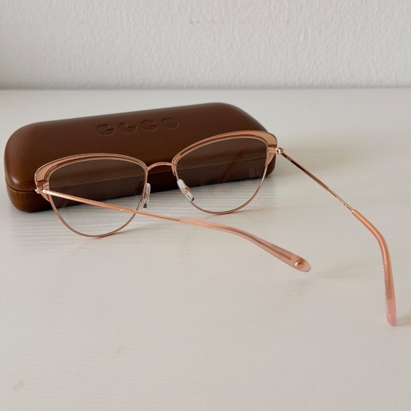 New Garrett Leight Glasses, Vista RG-PBL, Rose Gold, Vintage Style, Authentic